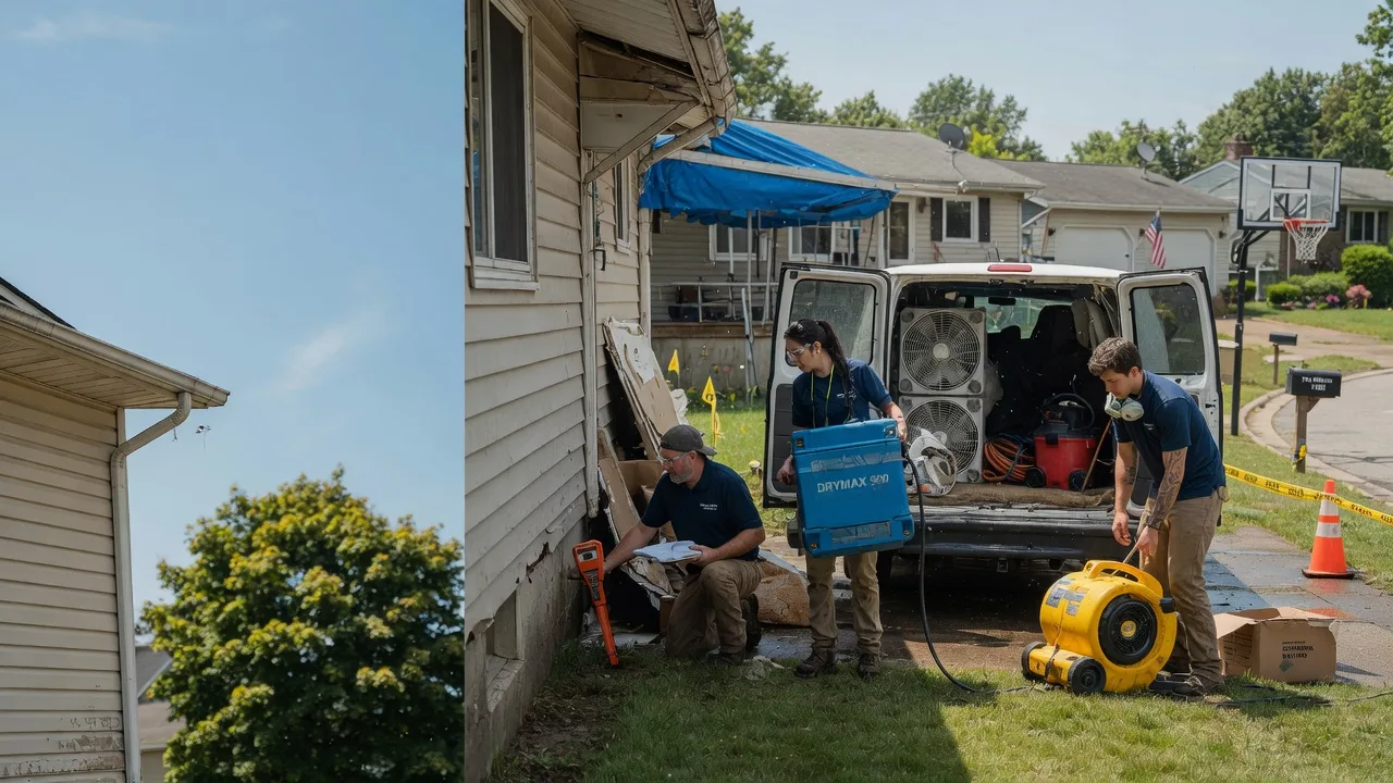 Ceiling Leak Cleanup in Saint Cloud, WI near me