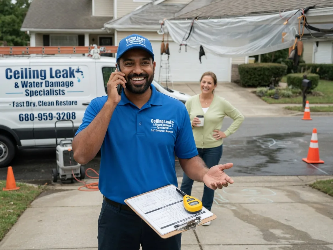 Ceiling Leak Cleanup Saint Cloud, WI FAQs